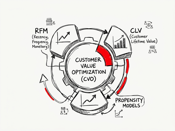 Customer Value Optimization (CVO) for B2B E-commerce: RFM, CLV and Propensity Models Combined